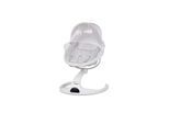 Chipolino Babywippe E-Sway Fernbedienung Musik Bluetooth Plüschtiere Timer Gurt grau
