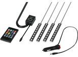 LED Lichtleiste EUFAB "LED Innenraumbeleuchtung 12V", schwarz, B:9cm H:33cm L:4cm, Leuchten