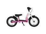 Laufrad BIKESTAR "BIKESTAR Kinderlaufrad Classic ab 3 Jahre mit Bremse", pink (pink, weiß), Laufräder, KinderL:90cm, L:90cm