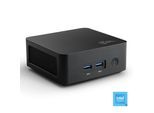 CSL PC "Narrow Box Black N100", schwarz, Microsoft Windows 11 Home (64 Bit), 8 GB RAM 500 GB SSD, Desktop-PCs, PC