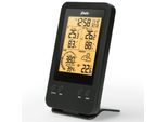 Alecto Professional Wetterstation mit Funksensor Schwarz