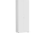 Aktenschrank ALICANTE, 6 Ordnerhöhen, 5 Böden, abschliessbar, B 800 x T 400 x H 2160 mm, lichtgrau