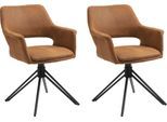 byLIVING Esszimmerstuhl "Estelle" (Set) 2 Stk.360 Grad drehbar