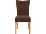 Esszimmerstuhl HOME AFFAIRE "Colorado BESTSELLER Polsterstuhl", braun, B:46cm H:94,5cm T:59cm, Kunstleder;Microfaser, Stühle, Esszimmerstuhl, Beine in eiche oder nussbaum. Im 2er, 4er oder 6er-Set