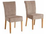 Esszimmerstuhl HOME AFFAIRE "Queen Polsterstuhl BESTSELLER", braun (braun, eichefarben), B:46cm H:93cm T:64cm, Massivholz, Stühle, Esszimmerstuhl, verschiedene Bezüge, Gestell Massivholz