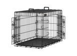 FEANDREA S-XXXL Hundekäfig mit 2 Türen 92,5 cm, 57,5 cm, 64 cm