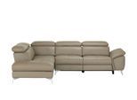 uno Ecksofa mit elektrischer Relaxfunktion Danae ¦ grau ¦ Maße (cm): B: 282 H: 78 T: 223.0