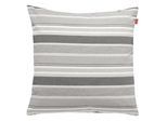 Dekokissen ESPRIT "Coloured", grau (grau, gemustert), B:50cm L:50cm, Baumwolle, Polyester, Dekokissen_Sitzkissen_Kissenhüllen