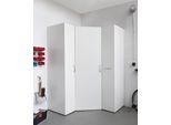 Mehrzweckschrank-Set WIMEX "Multiraumkonzept, 3-teiliges Set, Stauraumwunder", weiß, B:155cm H:185cm T:54cm, Holzwerkstoff, Kastenmöbel-Sets, Ecklösung, individuell einsetzbar