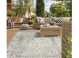 Teppich THE CARPET "Palma", grau, B:80cm H:4mm L:150cm, Polypropylen, Teppiche, Teppich, Outdoor moderner robuster In und Outdoor Teppich