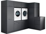 Mehrzweckschrank-Set LAUNDREEZY "Laundreezy, 9-tlg. Mehrzweckschrank-Set B/H/T 253/200/68 cm", grau (anthrazit matt), B:253cm H:200cm T:68cm, Holzwerkstoff, Kastenmöbel-Sets, Breite 253 cm, Soft-Close-Funktion, höhenverstellbare Füße, Topseller