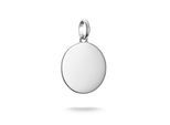 Charm-Einhänger THOMAS SABO "Charm Coin groß - Connect", silber (silberfarben), Charms, Damen, Silber 925 (recycelt)