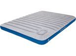 Luftbett HIGH PEAK "Cross Beam Double extra long", bunt (hellgrau, blau), Luftbetten, B/H/L: 140cm x 20cm x 210cm, Materialmix, B:140cm H:20cm L:210cm