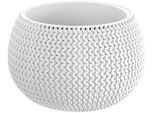 Pflanzkübel PROSPERPLAST "Splofy Bowl", weiß, H:19cm Ø:29cm, Kunststoff, Pflanzgefäße, Pflanzkübel, ØxH: 29x19 cm