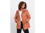 Funktionsjacke CASUAL LOOKS, Damen, Gr. 24, orange (papaya), 100% Polyester, unifarben, Jacken Funktionsjacke