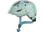 Kinderfahrradhelm ABUS "SMILEY 3.0" Gr. S, grün (grün nordic), Helme, Kinder, S Kopfumfang: 45cm - 50cm