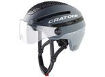 Fahrradhelm CRATONI "Commuter" Gr. 58, grau (grau matt), Helme, 58/61 Kopfumfang: 58cm - 61cm, matt