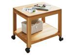Livetastic Beistelltisch, Buche, Holz, Kernbuche, massiv, 50x40x40 cm, Wohnzimmer, Wohnzimmertische, Beistelltische