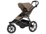Thule Jogger , Taupe , 69x115x123 cm , Feststellbremse, Federung, 5-Punkte-Gurt, Handbremse, für Babyschale geeignet, Transportsicherung, Einhand-Faltmechanismus, Reflektorstreifen, verstellbare Adapter , Baby on Tour, Kinderwagen, Sportkinderwagen & Babyjogger