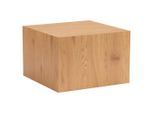 Xora Beistelltisch, Eiche, Holzwerkstoff, rechteckig, Sockel, 60x40x60 cm, Wohnzimmer, Wohnzimmertische, Beistelltische