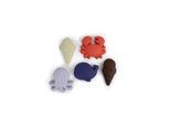 Filibabba Silicone sand toys 5 pieces - Blue Mix