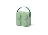 LEGO BOX W. HANDLE - SAND GREEN