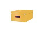 Leitz Click & Store Cosy Aufbewahrungs- und Transportbox Groß Warmes Gelb
