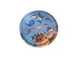 Magni Baby water play mat with sea creatures - round blue