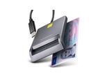 AXAGON USB-C Smart Card / ID Card FlatReader