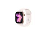 Apple Watch Series 11 GPS + Cellular 42mm Rose Gold Aluminium Case with Light Blush Sport Band - S/M
