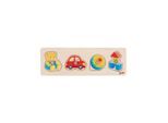 Goki Wooden Stud Puzzle My Toys 4 pcs.