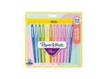 Paper Mate Flair Filzstifte | mittlere Spitze (0,7 mm) | gemischte Pastellfarben | 12 Stück