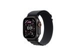 Apple Watch Ultra 3 GPS + Cellular 49mm Black Titanium Case with Black Alpine Loop - Large