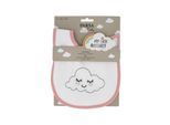 Parsa Baby Lätzchen mit Wolke. 3-6 Monate - Rosa