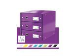 Leitz Click & Store WOW Schubladenset (3 Schubladen) Violett