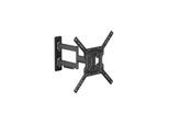 Deltaco Office mounting kit - for curved / flat panel - full motion tilt swivel 35kg - black 35 kg 65" 100 x 100 mm