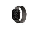 Apple Watch Series 11 GPS + Cellular 46mm Slate Titanium Case with Slate Milanese Loop - M/L