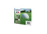 Epson 34XL - 4 pakker - XL - sort gul cyan magenta - original - blækpatron - Tintenpatrone Cyan
