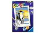 Ravensburger CreArt Painting by Numbers - Penguin Family