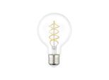 EGLO LED-Lampe G80 SPIRAL 7.3W 806LM 2700K KLAR E27
