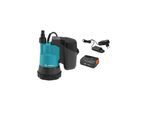 Gardena Battery Clear Water Submersible Pump 2000/2 18V P4AReady-To-Use Set