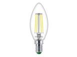 Philips LED-Lampe B35 Candle 2.3W840 (40W) clear E14