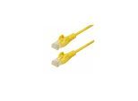 StarTech.com 1m Yellow Slim CAT6 Ethernet Cable Snagless 28AWG LSZH - patch cable - 1 m - yellow - Gelb - 1 meter