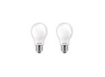 Philips LED-Lampe Classic 7W/827 (60W) 2-pack E27