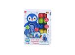 PLAY - Bath Toys Storage Penguin with balls 11pcs.