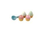 Androni Cupcake Sand Molds with Scoop 9 pcs.