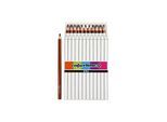 Creativ Company Triangular Jumbo colored pencils - Brown 12pcs.
