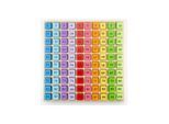 Bigjigs Wooden Number Blocks in a Square Board 100 pcs.