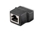 Pro Terminal Block 8-pin > RJ45 female (8P8C) - Schwarz