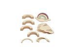 Colorations - Make and Decorate your Own Wooden Rainbow Set of 6